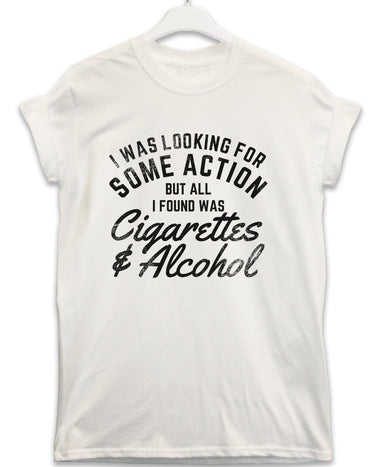 Cigarettes and Alcohol Lyric Quote Unisex T-Shirt 8Ball